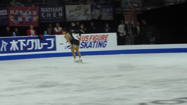 Wakaba Higuchi SP Practice @ Skate America 2019 смотреть онлайн