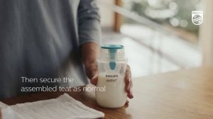 How to assemble the Philips Avent Natural Response bottle with AirFree vent