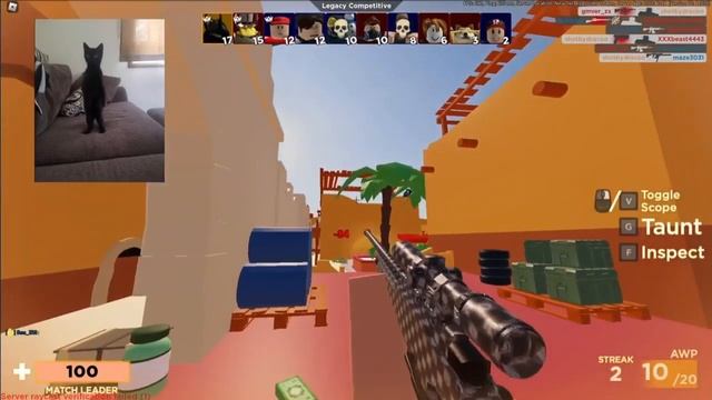 Playing Arsenal with DRACOO! (Roblox Arsenal) смотреть онлайн