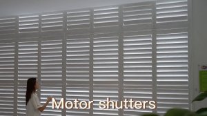 Different types of shutters show effect and use places.