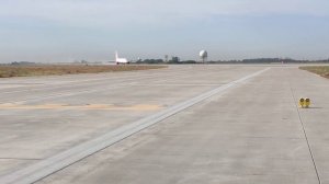 Одесса Аэропорт новая взлётка приняла первый самолёт!!!