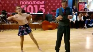 Кубок Поволжья 2015 Cabaret Дмитрий Востриков и Дарья Чупыркина