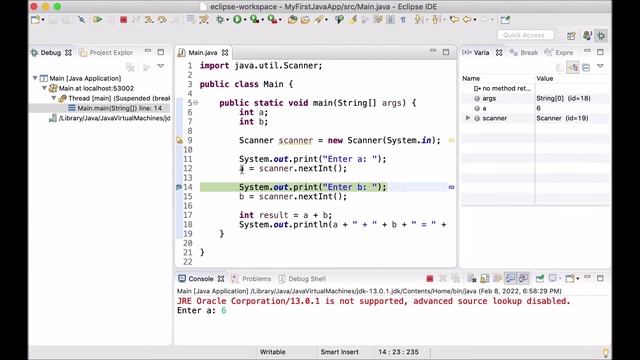Java Tutorial: How to use the Debugger in Eclipse смотреть онлайн