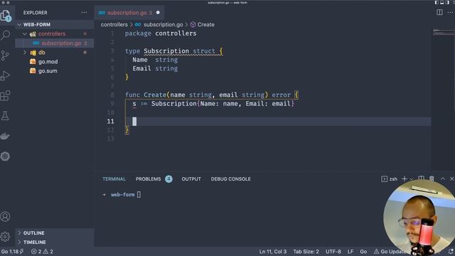 Como criar uma página web com formulário em Golang смотреть онлайн