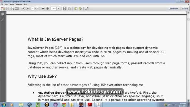 Lister Sample Servlet Java Class | Java Tutorials for Beginners | H2k Infosys | Free Demo