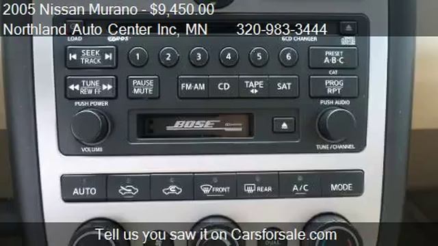 2005 Nissan Murano SL AWD 4dr SUV for sale in Milaca, MN 563 смотреть онлайн