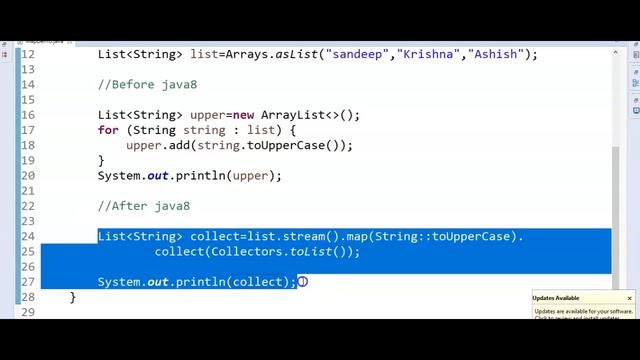Java Streams | Map & Collect Example || Java8 Tutorials