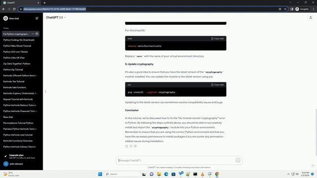 python no module named cryptography