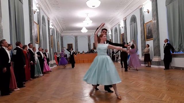 Фестиваль отечественных бальных танцев, С-Петербург, РГПУ им. Герцена. Студенты. Фигурный вальс.