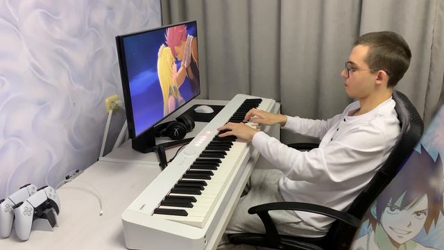 Немного лайф контента ► Fairy Tail ► Sad Theme (Piano) смотреть онлайн