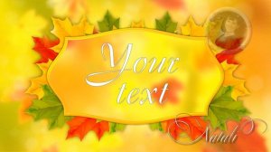 ProShow Producer. Set of Footages. Autumn. Футажи осенние для текста