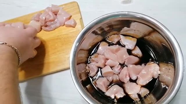 Шашлычок из Курицы с Ананасом в Духовке смотреть онлайн