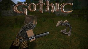Gothic remake в майнкрафт битва с падальщиками