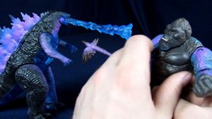 Playmates Godzilla VS Kong (2021) Hong Kong Battle King Kong - Legendary  Kaiju Figure Review