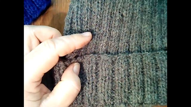 Вязание детской шапки - бини.