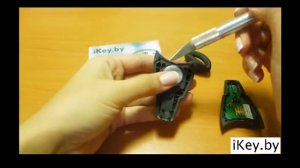 Замена батарейки в ключе СААБ 9-3, шевроле эквинокс , кадиллак блс Change the battery