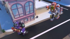 РОБОТ ЭКСКАВАТОР расчищает ПУТЬ