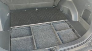 органайзер (ниша) под штатную полку багажника toyota rav4 xa50