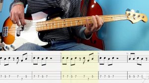 Ska-P - Jaque al Rey BASS COVER + PLAY ALONG TAB + SCORE