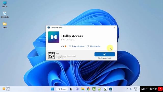 Install Dolby Access on Windows 11 | Complete Installation | Amit Thinks