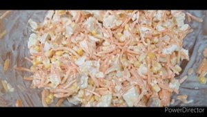 салат с копчёной курицей и морковью по-корейски