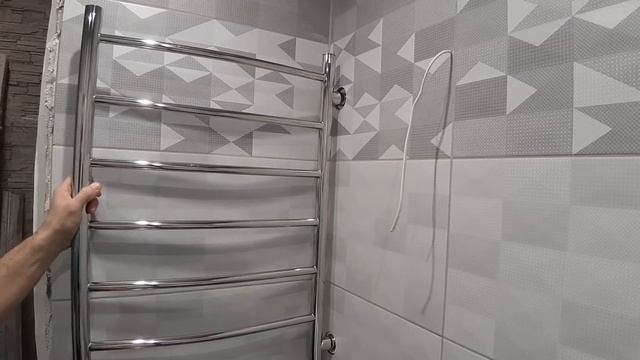 Монтаж полотенцесушителя после плитки. смотреть онлайн
