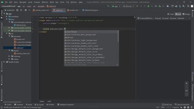 Custom Edit Text in Android Studio смотреть онлайн