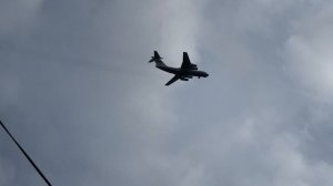 Заход Ил-76 на аэродром Чкаловский