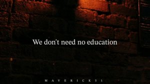 Another Brick in the Wall LYRICS - Pink Floyd ♪