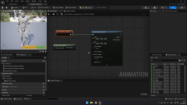 Уроки Unreal Engine 5 - Звуки шагов смотреть онлайн