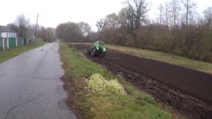 Весенняя #пахота на тракторе #Т40/Spring plowing on t40 Tractor