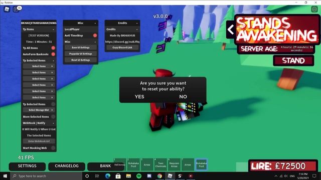 Roblox Stands Awakening Hack/Script TP ALL ITEMS, AUTO FARM BANKNOTE, ANTI TIME STOP!!! смотреть онлайн