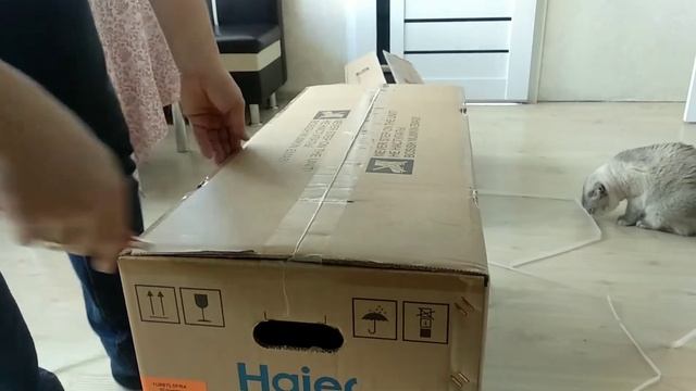 Распаковка — Сплит-система Haier Leader DC Inverter AS09TL4HRA смотреть онлайн