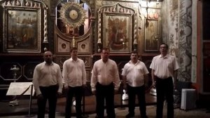 Ансамбль духовной музыки "Дорос" в храме Василия Блаженного