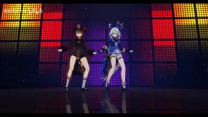 【Genshin Impact MMD／4K／60FPS】Hu Tao & Furina【Worth It】
