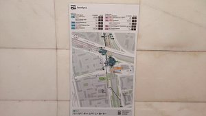 Движение поездов московского метрополитена на Люблинско-Дмитровской линии (Станция Окружная)