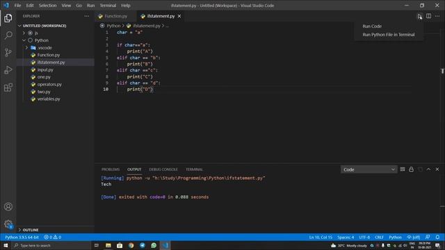 If - Elif - Else Statement in Python || Python for Beginners in Tamil || #8 смотреть онлайн