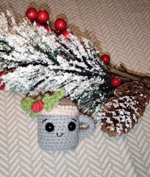 чашка крючком