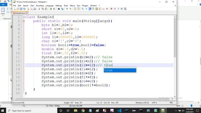 Java Tutorial: Relational and Logical Operator in java | part 14 смотреть онлайн