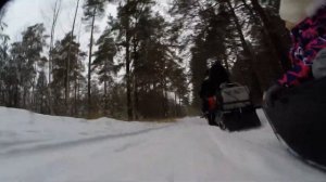 МОТОСОБАКА! Форза 6.5. Первые испытания толкача!!!?