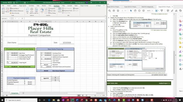 Excel Ch 7 Guided Project 7-3
