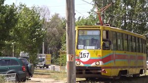 Trams in Volzhsky, Russia (Seen Better Days) -  Трамвай в Волжском