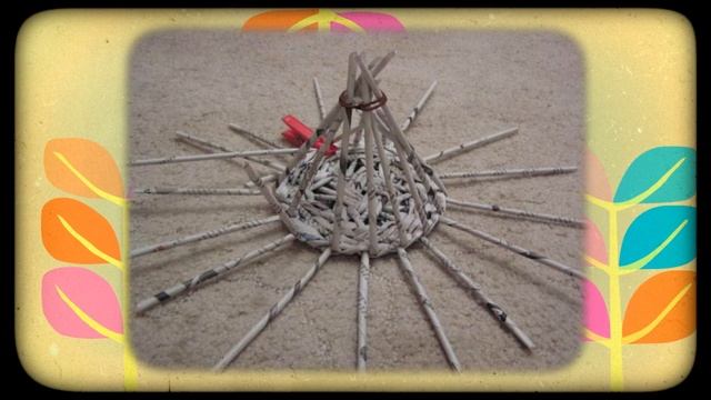 Как правильно сплести вазу из газет смотреть онлайн