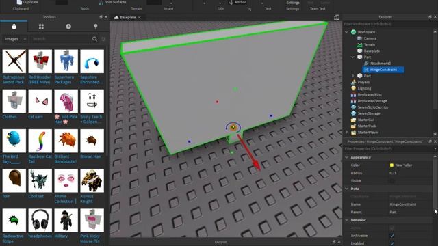 Roblox Studio Tutorial - Hinges смотреть онлайн