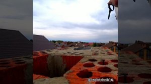 ? монтаж дымохода на кондеционный котел, в шахте