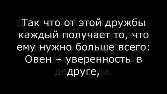Овен и Дева ДРУЖБА смотреть онлайн