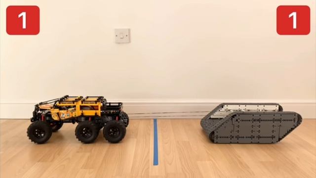 ЛЕГО перетягивание каната! танк против машины лего смотреть онлайн