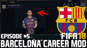 МЕССИ ЛУЧШИЙ? СМЕНА НОМЕРОВ | FIFA 18 | Карьера тренера за Барселону [#5]