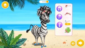 Play Animals Care Kids Game -Jungle Animal Hair Salon 2 - Cute Tropical Pet Makeover Games For Girl