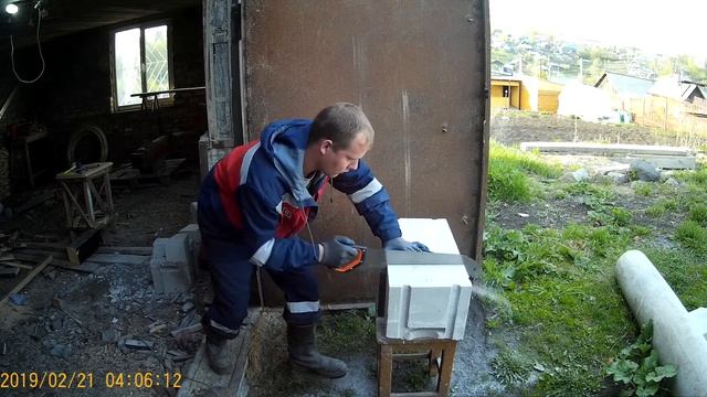 Изготовление и испытание уголка для резки газобетона смотреть онлайн